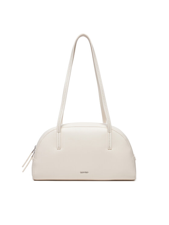 Calvin Klein Geantă Calvin Klein Ck Glide Elongated Shoulder Bag K60K612819 Alb