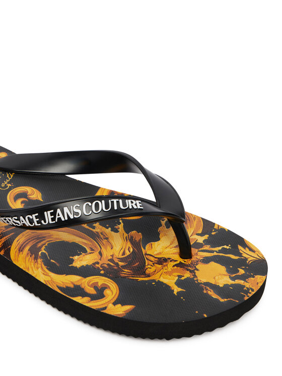Versace Jeans Couture Žabky Versace Jeans Couture 80VA3SQ7 ZSS80 Černá