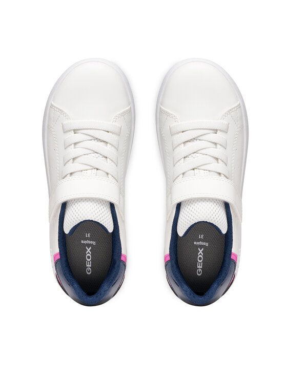 Geox Tenisice Geox J Eclyper Girl J36LRA 0BCKC C0006 M Bijela