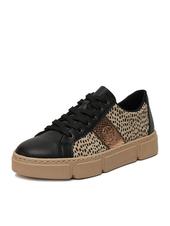 Rieker Sneakersy Rieker N5910-62 Čierna