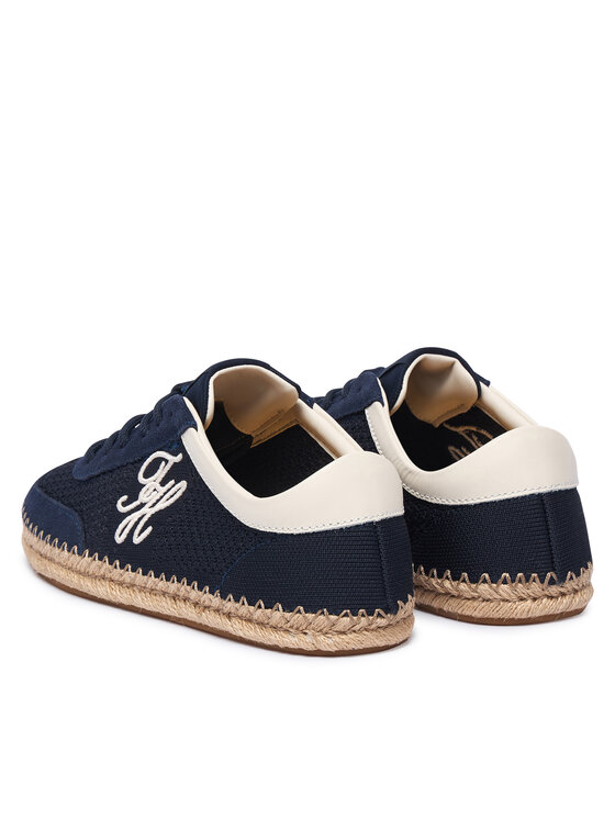 Tommy Hilfiger Espadrilles Tommy Hilfiger Th Heritage Rope Sneaker FW0FW09406 Sötétkék