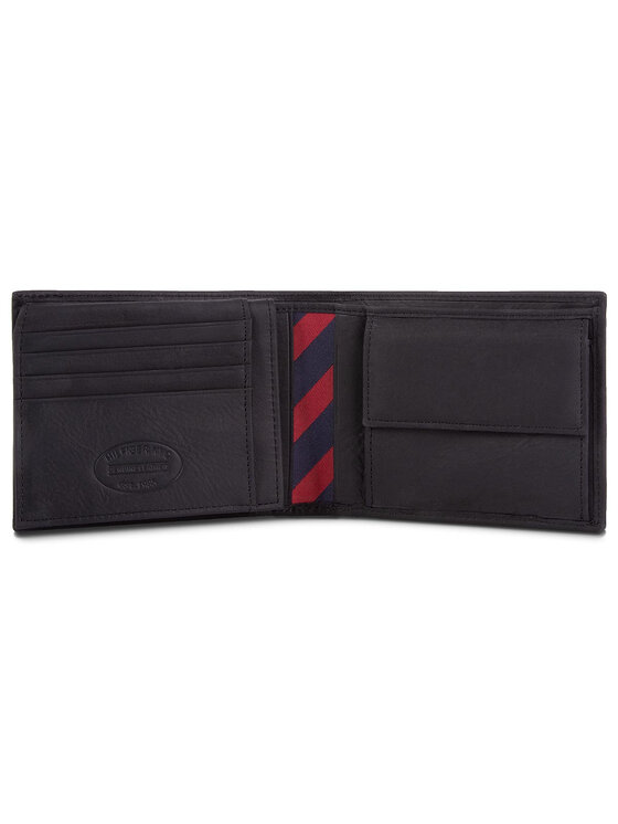 Tommy Hilfiger Πορτοφόλι Tommy Hilfiger Johnson Cc Flap And Coin Pocket AM0AM00660/82566 Μαύρο