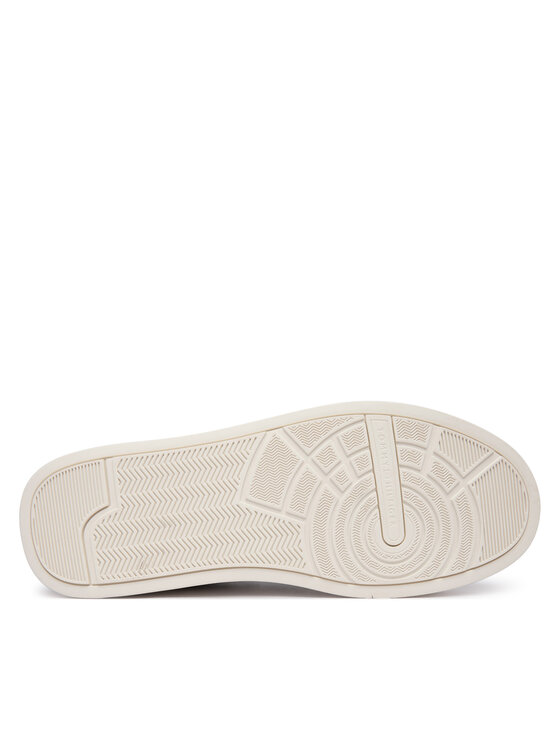Tommy Hilfiger Sneakersy Tommy Hilfiger Th Court Lth Detail Ess FM0FM05367 Brązowy