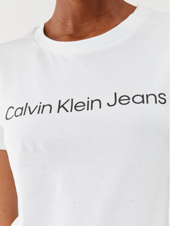 Calvin Klein Jeans Calvin Klein Jeans T-shirt J20J220253 Bianco Slim Fit