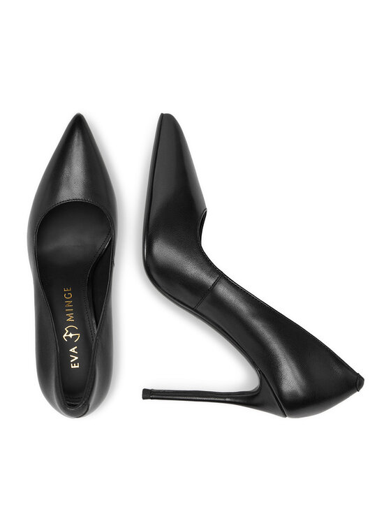 Eva Minge Обувки на ток Eva Minge EO-ELAINA-E134-20A-Y021X Черен