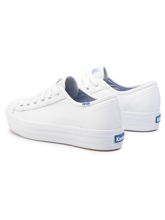 Keds Tenis superge Keds Triple Kick Lthr KWH57310 Bela