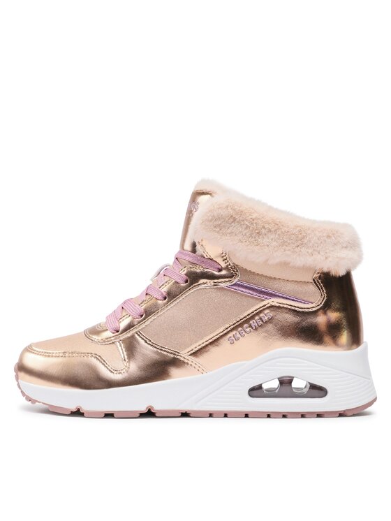 Skechers Sneakersy Skechers Uno Cozy On Air 310518L/RSGD Zlatá