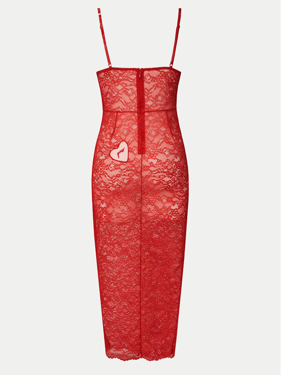 Guess Guess Нічна сорочка O5RK00 KBGT0 Червоний Regular Fit