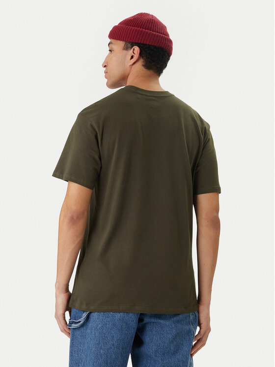 Element Element Camiseta Icon Label Pocket ELYKT00198 Verde Regular Fit