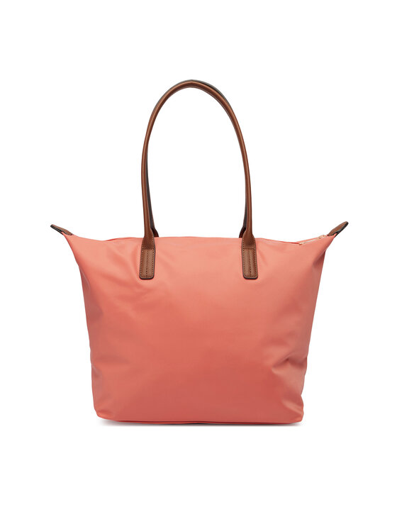 Tommy Hilfiger Ročna torba Tommy Hilfiger Popette Tote AW0AW17711 Koral