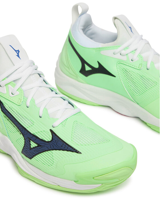 Zapatillas de fútbol sala Mizuno Wave Momentum 3 V1GA2312 Verde