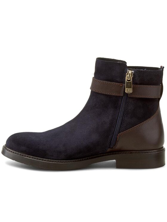 Tommy Hilfiger Polokozačky Tommy Hilfiger Holly 9C FW56821514 Midnight/Coffeebean 403