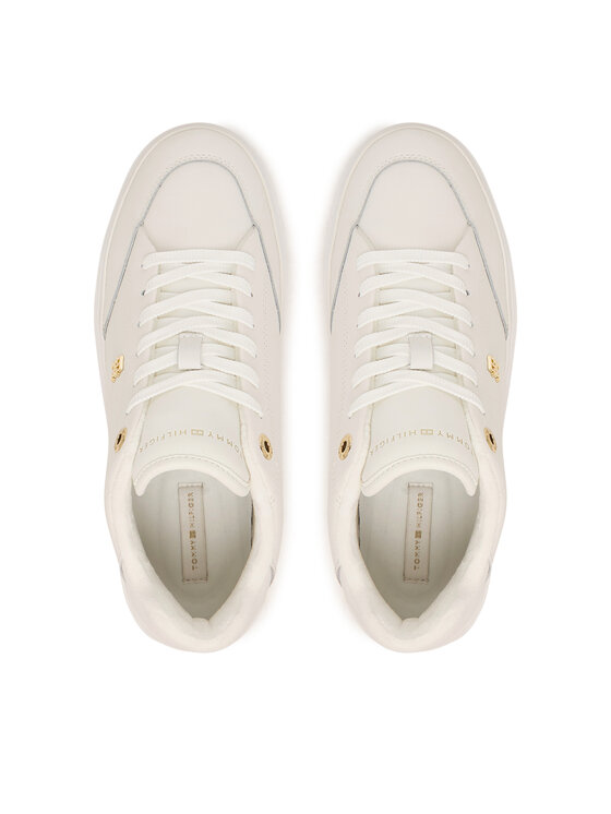 Tommy Hilfiger Sneakersy Tommy Hilfiger Th Chic Cupsole Mc FW0FW09595 Biały