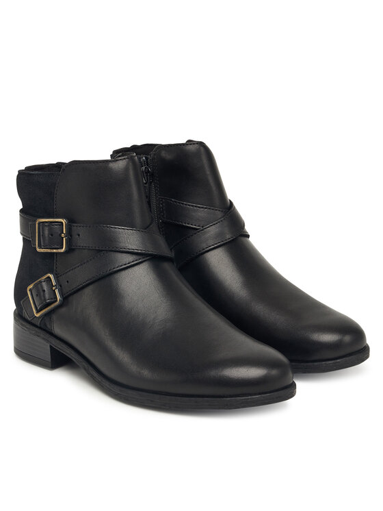 Clarks Ботильйони Clarks Havisham Bay 26182941 Чорний