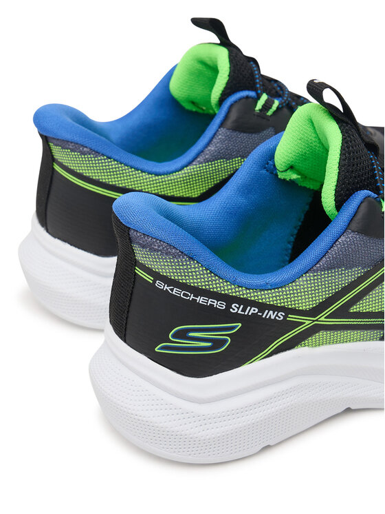 Skechers Sneakersy Skechers Microspec Velocity - Grid-Shift 404220L/BBLM Czarny