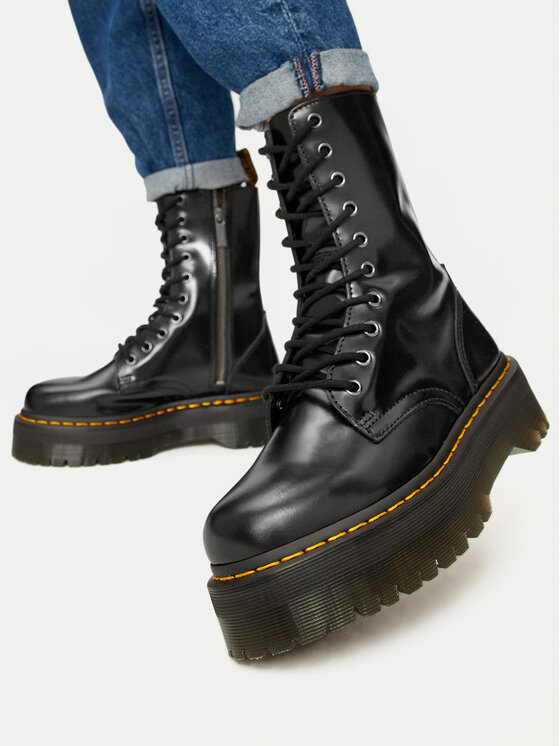Dr. Martens Кубинки Dr. Martens Jadon Hi 25565001 Черен
