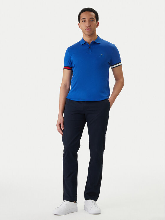 Tommy Hilfiger Tommy Hilfiger Polo MW0MW42743 Azul Slim Fit