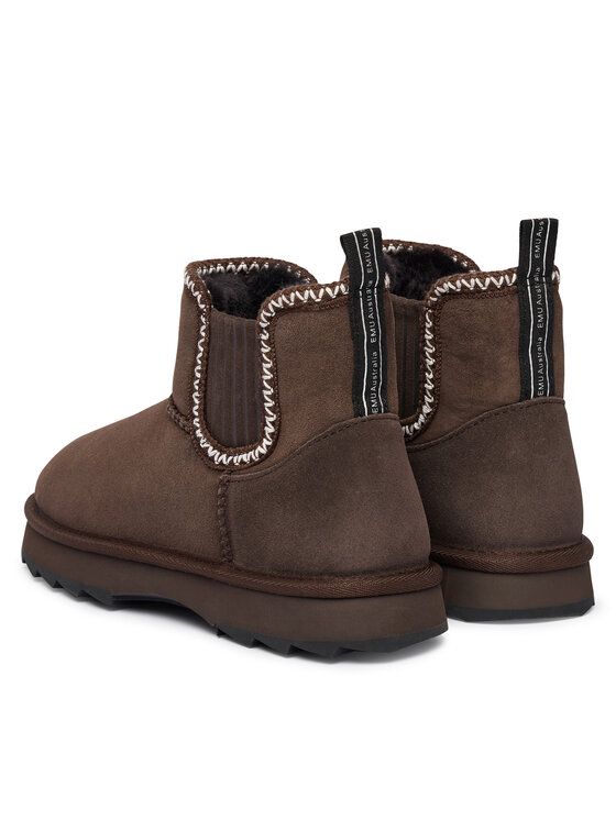 EMU Australia Μπότες Χιονιού EMU Australia Higgie W13198 Σκούρο καφέ