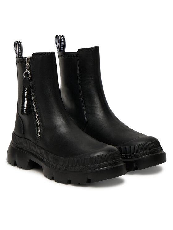 KARL LAGERFELD Členková obuv KARL LAGERFELD KL43565 Čierna