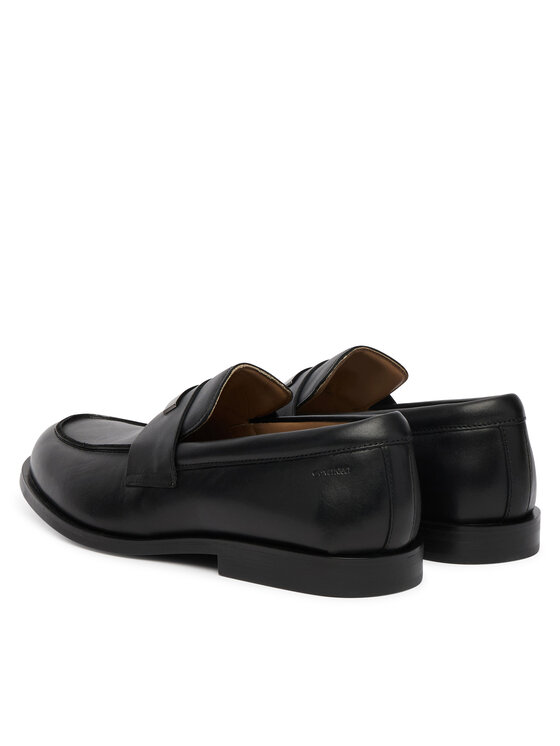 Calvin Klein Īsi apavi Calvin Klein Ess Rubber Loafer Hw Plaq Va Lth HM0HM02177 Melns