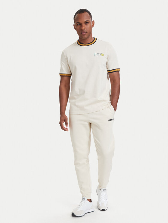 EA7 Emporio Armani EA7 Emporio Armani Camiseta 7M002131 AF12957 U1079 Beige claro Regular Fit