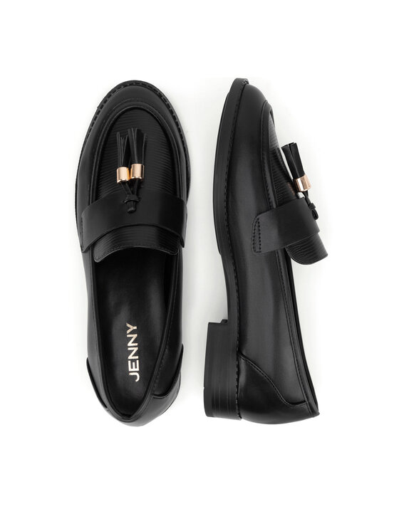 JENNY Mokasíny JENNY CD24019-1 Černá
