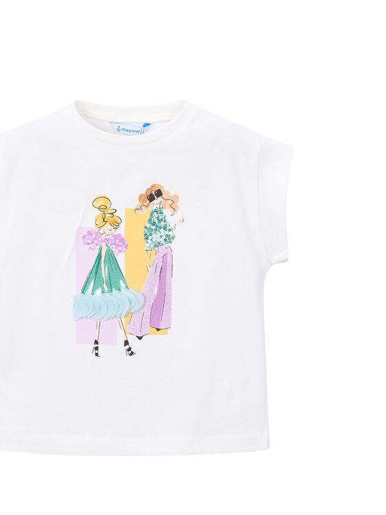 Mayoral Mayoral Top 3005 Écru Regular Fit