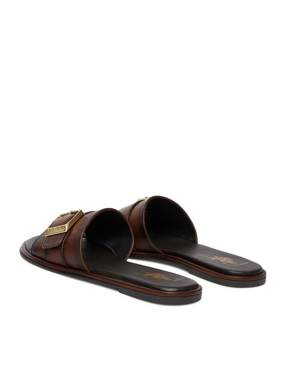 U.S. Polo Assn. Шльопанці U.S. Polo Assn. EO-TEMPE001W/6L1 Темно-коричневий