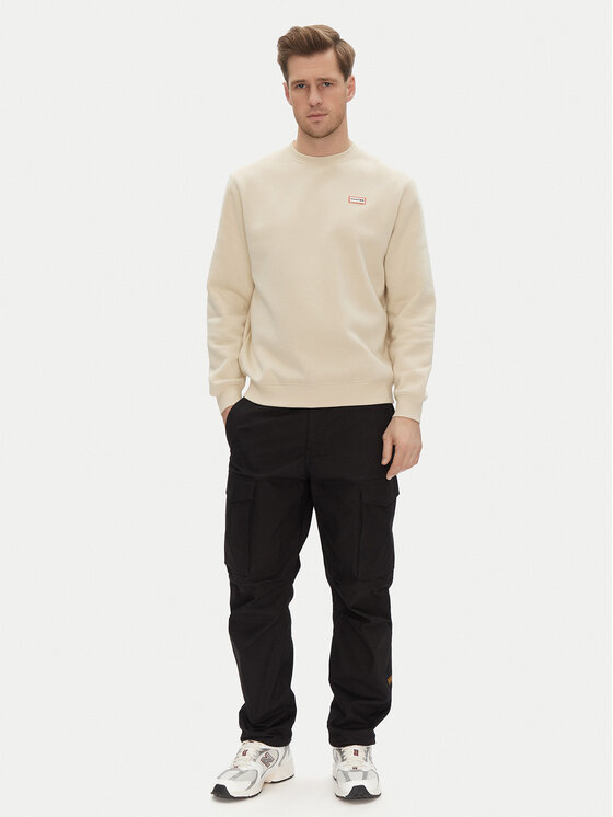 Hunter Hunter Pulóver May HARM0058251 Bézs Relaxed Fit