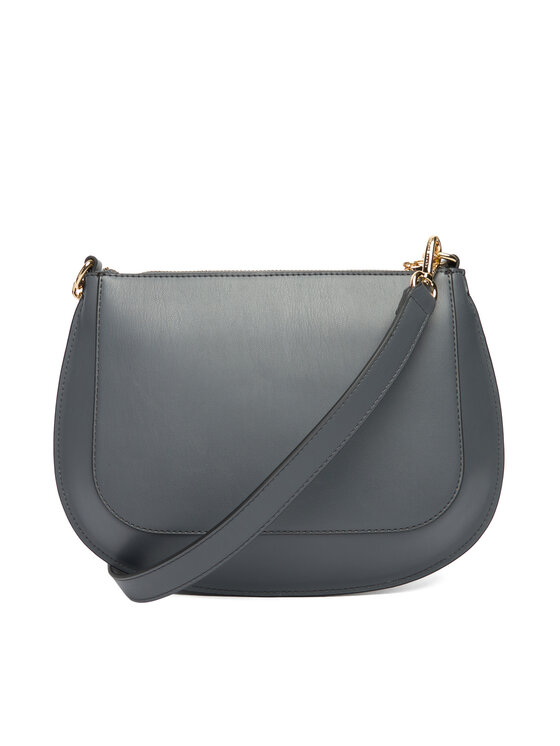 Tommy Hilfiger Τσάντα Tommy Hilfiger Th Glam Conv Med Crossover AW0AW18143 Γκρι