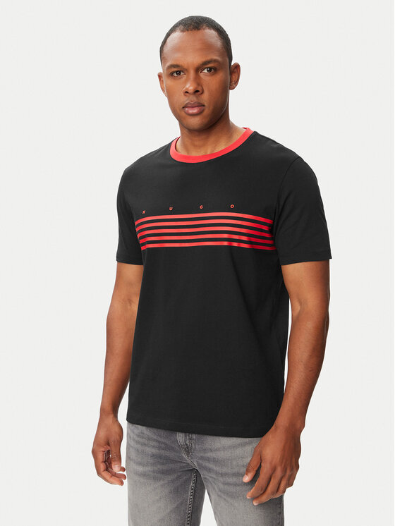 HUGO HUGO Camiseta Dempsy 50563796 Negro Regular Fit