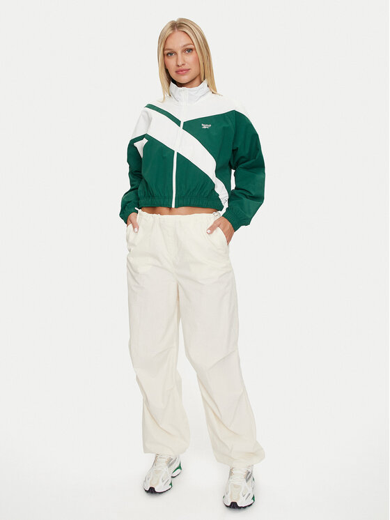 Reebok Reebok Chaqueta de entretiempo Cl Ae Fr Tt 100076212 Verde Regular Fit