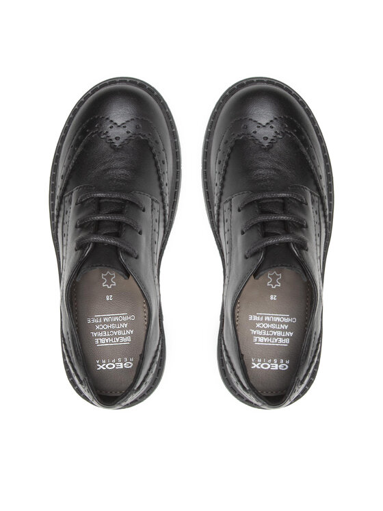 Geox Oxford čevlji Geox J Casey G. N J6420N 00085 C9999 M Črna