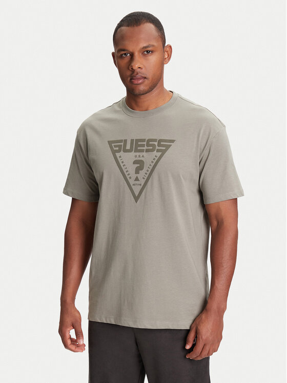 Guess Guess Футболка Z4BI02 I3Z14 Зелений Regular Fit