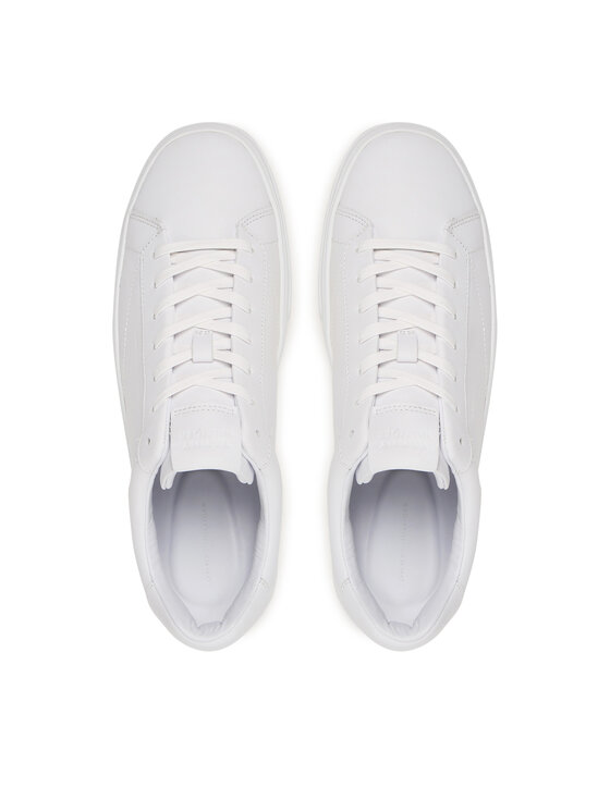 Tommy Hilfiger Sneakersy Tommy Hilfiger Premium Dress Cupsole FM0FM05572 Biela