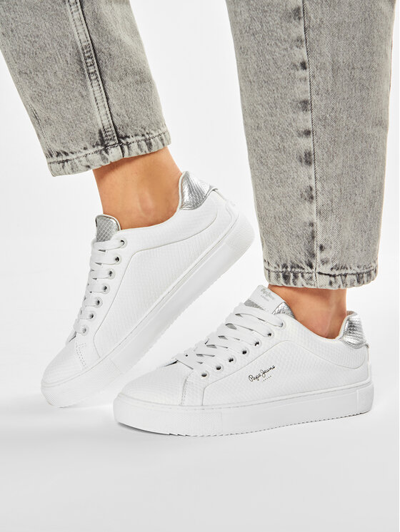 Pepe Jeans Снікерcи Pepe Jeans Adams Lamu PLS30959 Білий