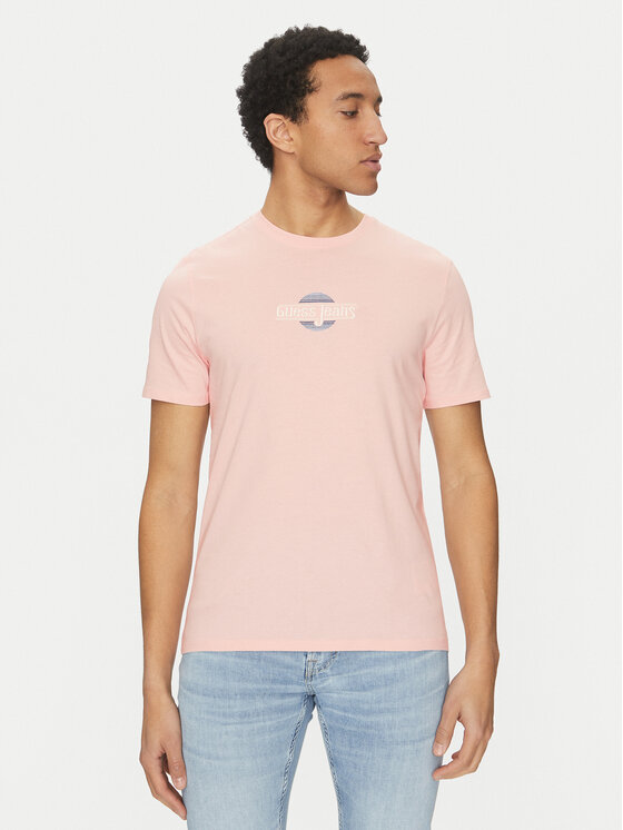 Guess Jeans Guess Jeans Футболка M5GI23 K8HM0 Бежевий Slim Fit