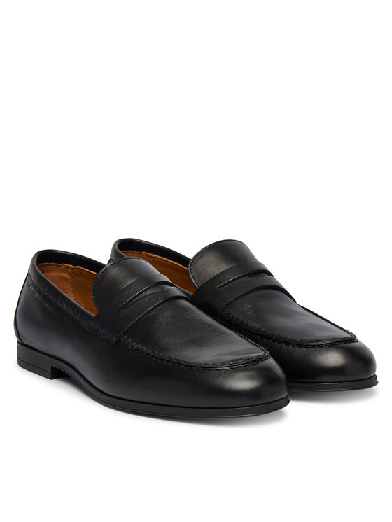 Tommy Hilfiger Loaferice Tommy Hilfiger Flexible Slim FM0FM05849 Crna