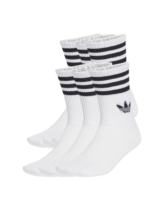 adidas Ilgos kojinės adidas 3-Stripes JV7410 Balta