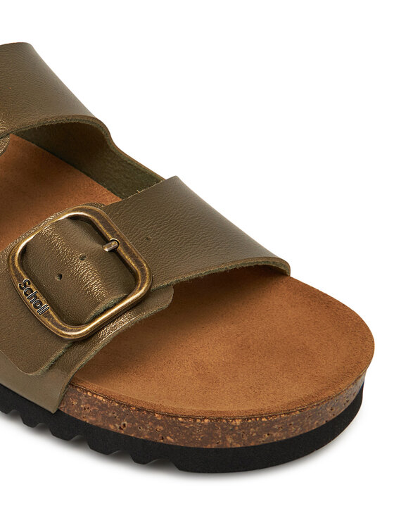 Scholl Šľapky Scholl Josephine F32166 Kaki