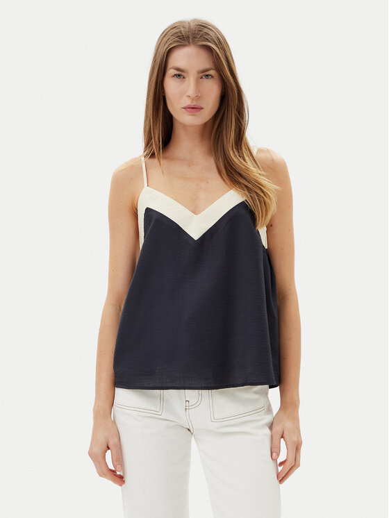 Vero Moda Vero Moda Τοπ Denise 10329790 Μαύρο Regular Fit