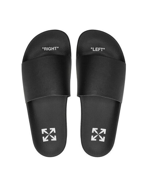 Off-White Iešļūcenes Off-White OMIC001S22MAT0011001 Melns