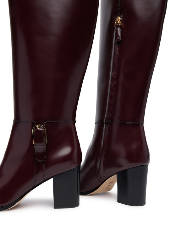 LAUREN RALPH LAUREN Zimski škornji LAUREN RALPH LAUREN Rlyn Bk T Hl Bo Tal 802P12879003 Temno rjava