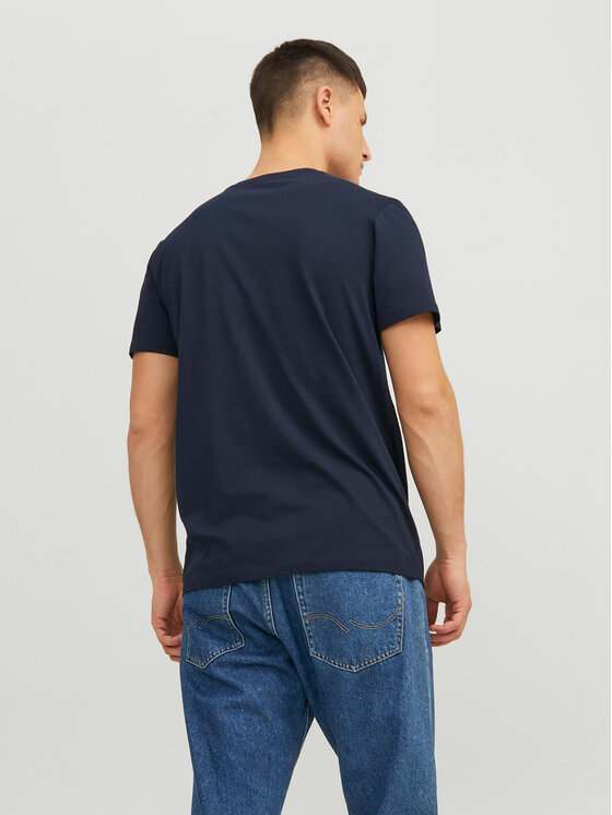 Jack & Jones Jack & Jones Marškinėliai Corp 12233999 Tamsiai mėlyna Standard Fit