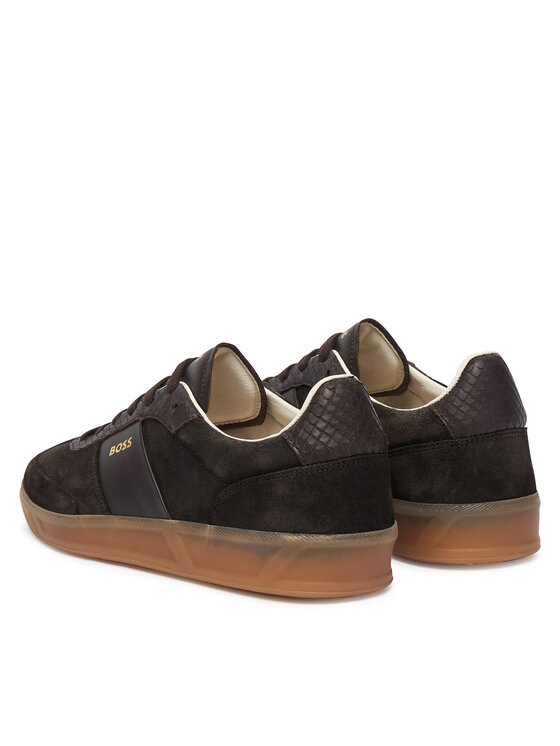 BOSS Sneakersy BOSS Brenta 50573842 Tmavě hnědá