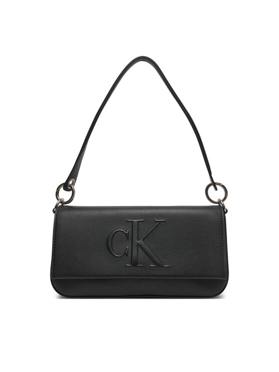 Calvin Klein Jeans Borsetta Calvin Klein Jeans Sculpted Flap Shoulder Pouch LV04K3148G Nero
