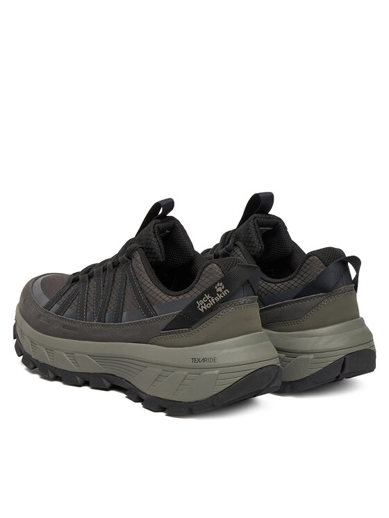Jack Wolfskin Pārgājienu apavi Jack Wolfskin Wild Hike Texapore Low M A65581 6156 Melns