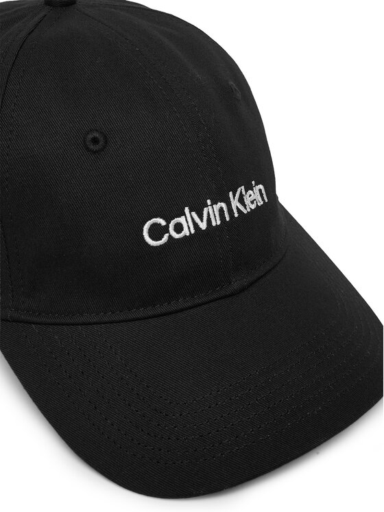 Calvin Klein Šilterica Calvin Klein Logo Embroidery Baseball Cap LV04F5003G Crna