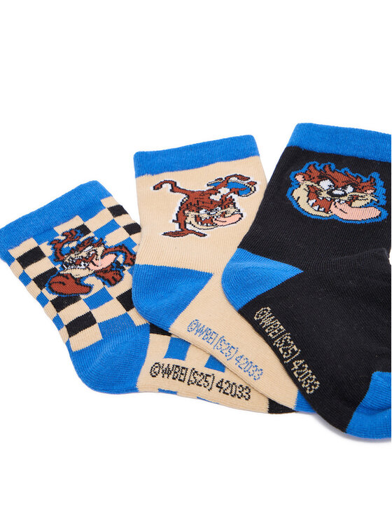 Looney Tunes Dlhé ponožky Looney Tunes CEO-ACCCS-AW25-227WBLT(3-PACK) Béžová