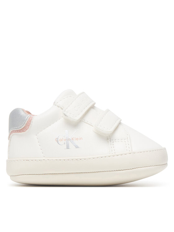 Calvin Klein Sneakersy Calvin Klein V0A9-83380-1582 Krémová